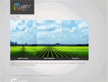 Tablet Screenshot of clarity-ec.com